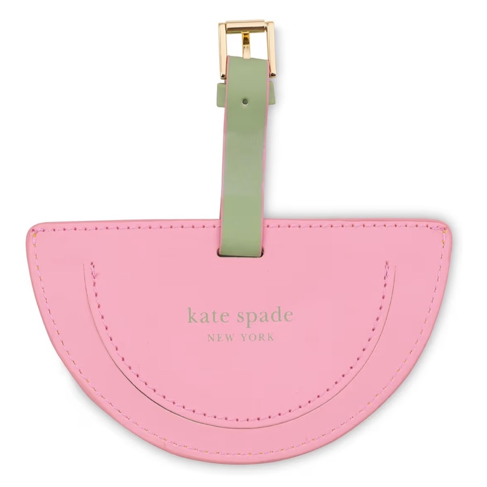 NWT Kate Spade Lemon Baggage Tag - Picture 2 of 2
